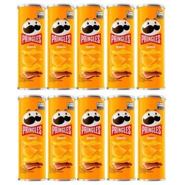 Imagem de Kit 10 Batata Pringles Queijo 109g
