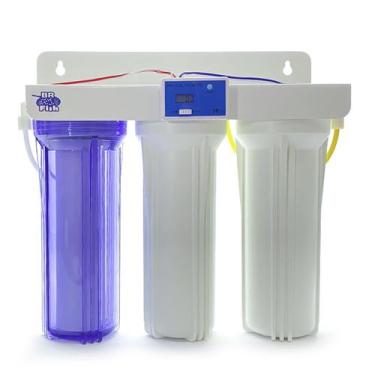 Imagem de Filtro Deionizador 3 Estagios Aquario + Tds Inline Completo - BR Fish 