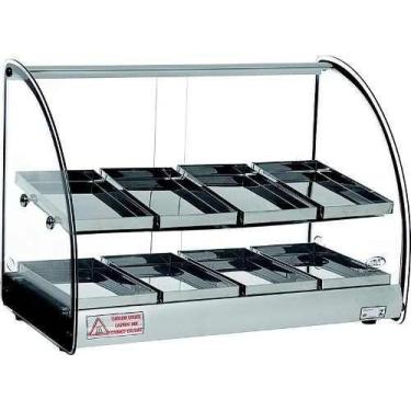 Imagem de Estufa Básica Dupla Titã ACL58 8 Bandejas Cinza 62cm, 220V