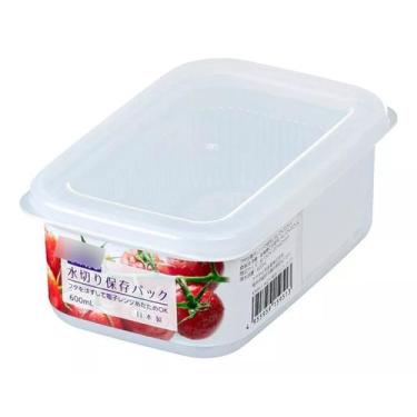 Imagem de Pote Plástico Nakaya 600Ml Para Tomatinhos Cereja Japão