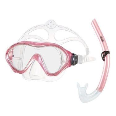 Imagem de Kit Snorkel Infantil Scuba Jr Speedo, Rosa claro
