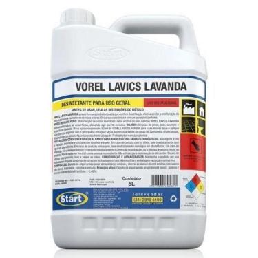 Imagem de Desinfetante vorel 5l lavics lavanda - Start