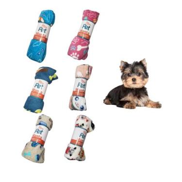 Imagem de Cobertor de Cachorro Gato Manta para Pets Quentinha Animais - Meu Pet,