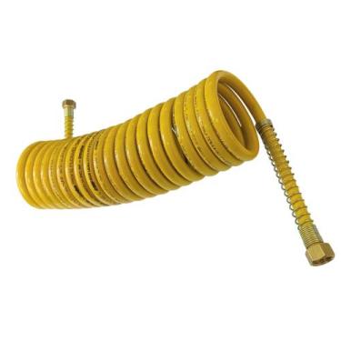 Imagem de 1 Mangueira Espiral Carreta Para Freio A Ar Caminhão Amarela 5,5mts - 