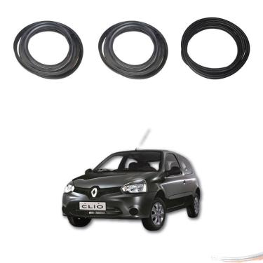 Imagem de Kit Par Borrachas Porta E Porta Mala Clio Todos 2 Portas - UN / 3 [F103]