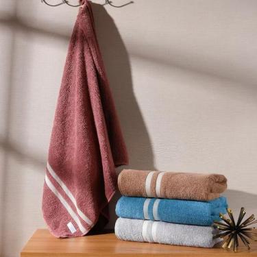 Imagem de Kit 4 Toalhas De Banho Premium Touch Fio Retorcido Extra Macia Oasis B