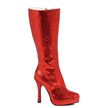 Imagem de Ellie Shoes Feminino 421-zara, Glitter vermelho, 7