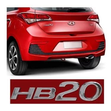 Imagem de Emblema Letreiro HB20 - 2014 2015 2016 2017 2018 2019 Cromado - Parts