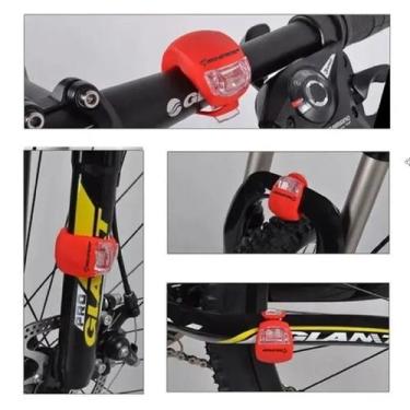 Imagem de Kit 2 Lanternas Gold Sports Bike Luz De Segurança - 4 Leds, Unissex, Ú