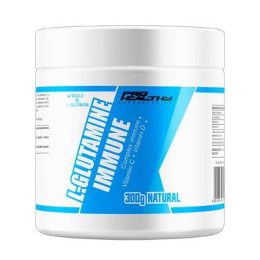 Imagem de L- Glutamina + Vitamina C, D 100% Pura - pote 300g - Pro Healthy - Pro