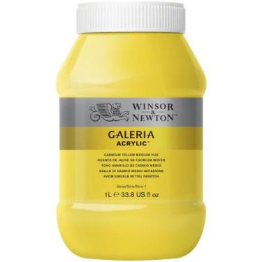 Imagem de Tinta Acrílica Galeria Winsor Newton 1l Cadm Yellow Med Hue - Winsor &