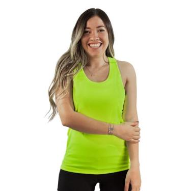 Imagem de Regata Cavada Esportiva Roupa De Academia - JinkingStore, Verde, P