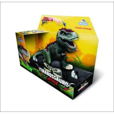 Imagem de Dinossauro Com Luz E Som Tiranossauro Attack - Adijomar - Adijomar Bri