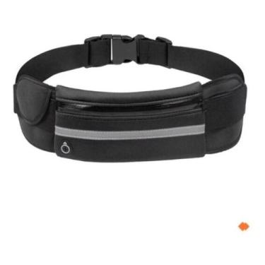 Imagem de Pochete Fitness Corrida Academia Slim - good felps, Preto
