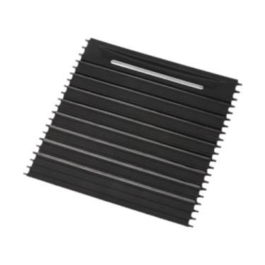 Imagem de QccHieUs Suporte para copos do console central, capa de rolo para persianas, prático 51169251973, peças de reposição para F16 x6 F85 x6M 2015-19, Preto