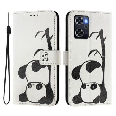 Imagem de Capa carteira para Oppo Reno 9A, 3 compartimentos para cartão, 1 compartimento para dinheiro, capa flip de couro PU com padrão fofo, capa com fivela magnética à prova de choque, compatível com sem fio