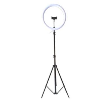 Imagem de Ring Light Iluminador Anel Luz 30cm 12 Polegadas + Tripé 1,1m - KINGLE