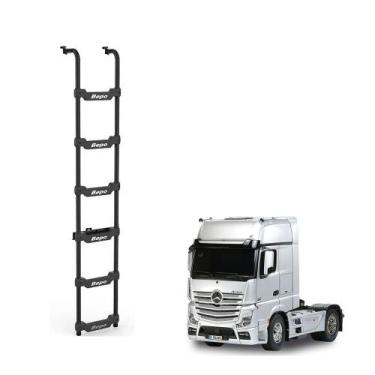 Imagem de Escada Traseira Mb New Actros 2020 2021 2022 6 Degraus Preta - Bepo