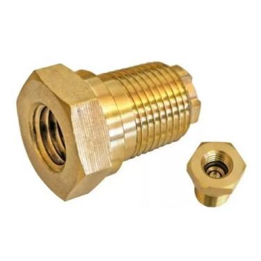 Imagem de Válvula P/ Botijão Gás P13 - 13kg 1/2 NPT Ext X 5/8 UNC Int (163A1) - 