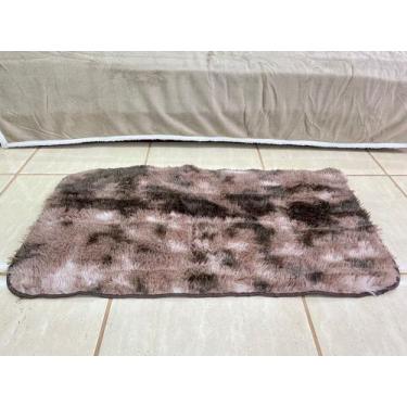 Imagem de Tapete Passadeira Felpudo Para Sala Quarto Closet 1,00 x 0,60 Toque Ex