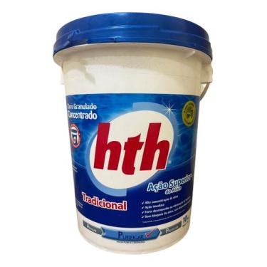 Imagem de Hth Tradicional Concentrado Cloro Para Piscinas Balde 10kg
