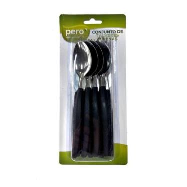 Imagem de Conjunto Talheres de Inox 12 Peças N246351-9 Preto - Pero