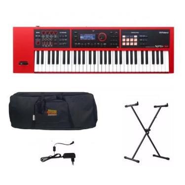 Imagem de Teclado Sintetizador Roland XPS30 RD Vermelho Kit Luxo