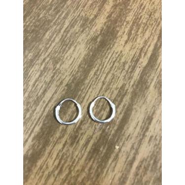 Imagem de 2 Pares Brinco Fem. Argola Prata Maciça 925 15mm - Lojas La&Ny , Prata