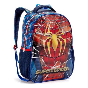 Imagem de Mochila Escolar Super Spider MI42107 - Seanite