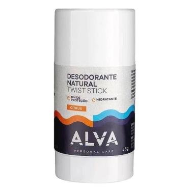 Imagem de Desodorante Natural Alva Twist Stick Hidratante Citrus 55g