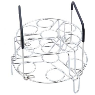 Imagem de GREATLINK rack para vaporizador de ovos - tripé de aço inoxidável para panela de pressão de 3, 6, 8 litros, compatível com acessórios de panela instantânea, cozinha 14 ovos, suportes empilhá