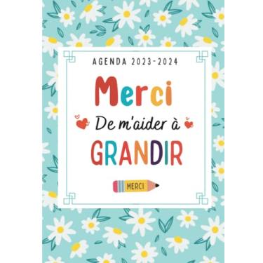 Imagem de Agenda Maîtresse 2023 2024: Cadeau Maitresse D'école | Planificateur Semainier 01 AOUT 2023 – 31 JUILLET 2024 | Cadeau Maitresse