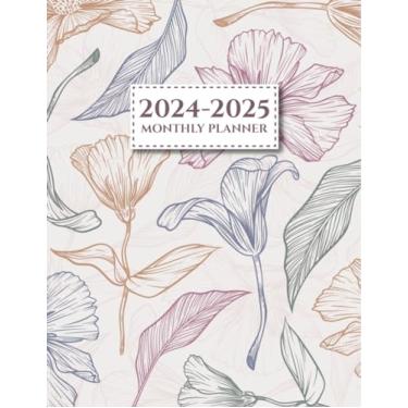 Imagem de 2024-2025 Monthly Planner: Two Year Calendar Schedule Organizer, January 2024 - December 2025 (24 Months) with Holidays and Inspirational Quotes