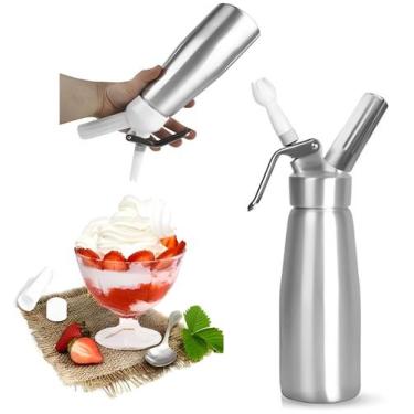 Imagem de Garrafa Chantilly Sifão Culinário Home Kitchen sobremesas 500ml - ZEM