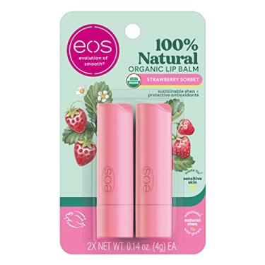 Imagem de Kit c/ 02 EOS Lip Balm Bastão - Strawberry Sorbet (Strawberry Sorbet)