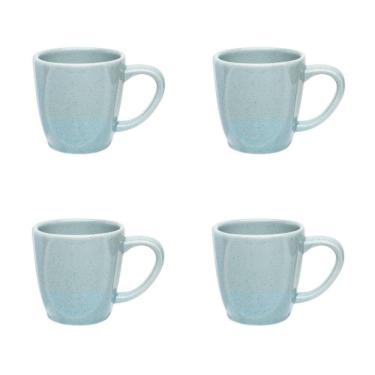 Imagem de Conjunto De Canecas 04 Peças Ryo Blue Bay 260 Ml Oxford
