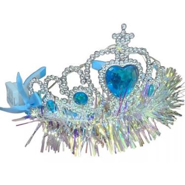 Imagem de Tiara De Coração Led Coroa Infantil Para Fantasia Princesa - D Present