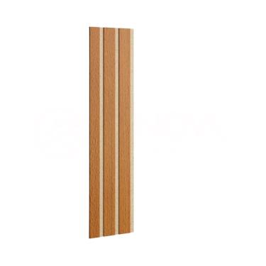 Imagem de Kit 10 Placa Auto Adesivos MDF Ripado Módulos Painel Decorativo