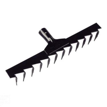 Imagem de Ancinho Estampado Com 12 Dentes Tramontina Em Aço Sem Cabo Tramontina