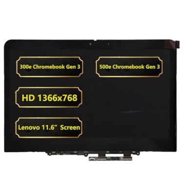 Imagem de Jxjslp Tela LCD de substituição para laptop Lenovo Chromebook 300e 500e Gen 3 82J9 82JA Series LCD 11,6 polegadas 1366x768 5D11C95890 5D11C95891 5D11C95892 5D11C95894 5D11C95894 5D11C95894 C95899 3