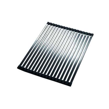 Imagem de Grade Escorredora Linha Dry Dobobrável e Retrátil 33x45 Preto