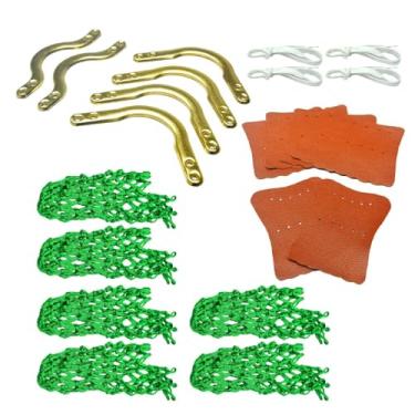 Imagem de kowaku 6pcs Billiards Mesh Billiards Billiards Tabela Redes leves Hollo Hollo, Sem Montagem