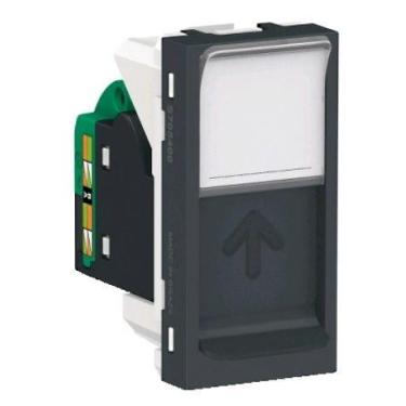 Imagem de Schneider orion modulo de tomada rj45 cat5 grafite s70540094