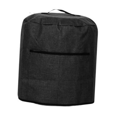 Imagem de SiaBiced Air Fryer Tampa de armazenamento de armazenamento Restaurante de bolso fácil de limpar a limpeza do aparelho à prova de poeira Tampa de pó de, Preto