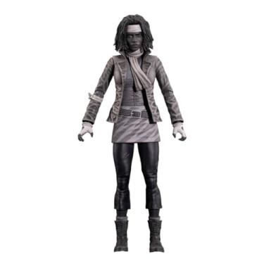 Imagem de Diamond Select Toys Boneco Michonne da série de quadrinhos The Walking Dead 1 de 17 polegadas com 16 pontos de articulação (preto e branco)