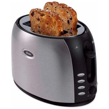 Imagem de Torradeira Elétrica, 2 Fatias, Aço Inoxidável, 7 Configurações, 110v, OSTER TSSTJC5BBK, Preto