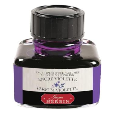 Imagem de Tinta perfumada Herbin Georges Lalo 13710T Lavanda, 30 ml, 4,90 x 4,90 x 5,20 cm, Violeta