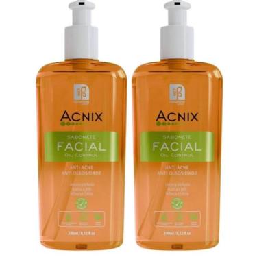 Imagem de SABONETE FACIAL ANTI ACNE ACNIX 240ml NATUFLORES 2un