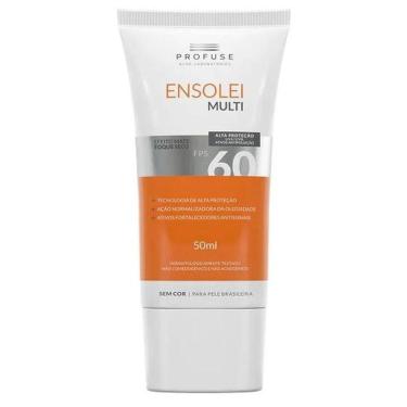 Imagem de Protetor Solar Ensolei Multi Fps 60 Efeito Mate Profuse Sem Cor 50ml