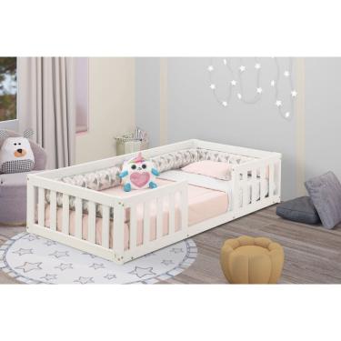 Imagem de Cama Infantil com Grade Bia Branco